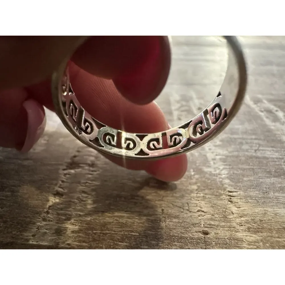 Petroglyph Sterling Silver 925 Ring Size 13 From St. John USVI